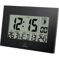 Renkforce E0311R Radio Vægur 23 cm x 16.3 cm x 2.8 cm Sort