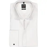 Olymp Level Five Slim Fit Smokingskjorte Hvid måle