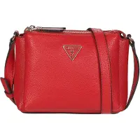 GUESS , Becca, læder, crossbodytaske, rød, til kvinder