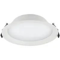 Ledvance DL ALU DN 200 25 W 3000 K IP44 WT, 1 pære(r ), 3000 K, 2250 lm, IP44, Hvid