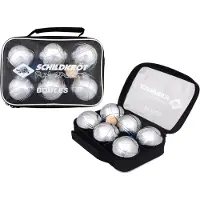 Schildkrot-Puppen SCHILDKRÖT Boule/Boccia/Petanque-sæt i stål - indhold: 2x 3 metalbule-kugler fyldt med sand (970011) - 1 stk.