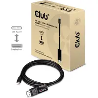 Club 3D 900224580 1.8 M Usb-c Til Displayport-adapter