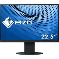 Eizo FlexScan EV2360-BK - LED-skærm - 22.5 (23 til at se) - 1920 x 1200 - IPS - 1000:1 - 5 ms - DVI-D, VGA, DisplayPort - højtalere - sort
