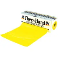 Thera-band Resistance Bands 6 yard roll Professionel latex elastisk bånd til overkrop underkrop og kerne træning fysioterapi pilates hjemme trænin