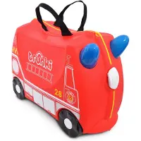Trunki rejsekuffert med hjul til børn | Brandbil Frank