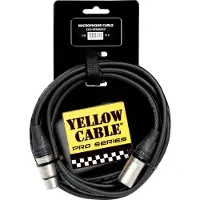 Yellow cable PROM03X - Neutrik XLR/XLR 3m.