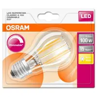 Osram Dæmpbar LED-Pære E27 12W 2700K 4058075289031 Modsvarer: N/A