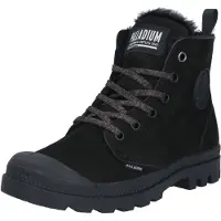 Palladium Snørestøvletter 'Pampa Hi Zip' sort