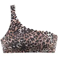 LASCANA Bikinioverdel 'Lexa' brun / sort