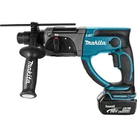 Makita LXT DHR202RTJ - Kombinationshammer - ledningfri - SDS-plus - 1.9 Joule - 2 batterier, inkluderet oplader - 18 V