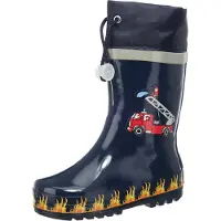 Playshoes Gummistøvler mørkeblå / gylden gul / lysegrå / blandingsfarvet / melon