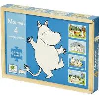 Barbo Toys - 4 Wooden Puzzle In Box
