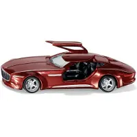 Siku 2357 Vision Mercedes Maybach 6 Grand Coup 1:50 Metal/Plastic Red ?bning H?ngslede d?re Skiftelige hjul