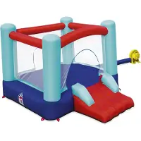 Bestway Oppustelig trampolin med rutsjebane Spring n' Slide #53310