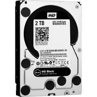 Western Digital 2TB WD Black Performance Intern harddisk HDD - 7200 RPM SATA 6 Gb/s 64 MB Cache 3,5" - WD2003FZEX