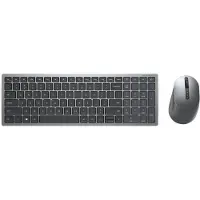 Dell Multi-Device Wireless - Tastatur & Mus sæt - Nordisk - Grå