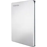 Toshiba Canvio Slim - 2TB - Ekstern Harddisk - Sølv