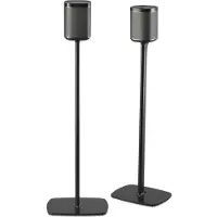FLEXSON S1-FSX2 - Stativ - for højttaler(e) - sort - gulvstående (pakke med 2) - for Sonos One (sort)