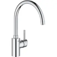 GROHE Concetto etgr køk C-tud - etgr.køkkenbatteri, højt udløb, ethulsmontage, zero 32661003