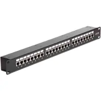DeLOCK 19" Coupler Patch Panel 24-Port Cat.6