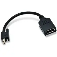 Matrox TripleHead2go upgrade - DisplayPort adapter - Mini DisplayPort (han) til DisplayPort (hun) - for Matrox M9138, M9148, M9188 Graphics eXpansion Module DualHead2Go, TripleHead2Go