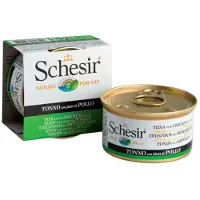 Schesir tunfisk med kylling (gélé) vådfoder til katte (dåse)