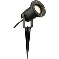 SLV 227410, Aluminium, IP65, I, GU10, 11 W, Sort