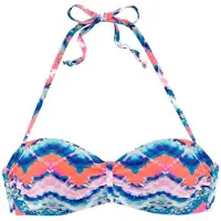 Venice beach Bikinioverdel blå / pink / rød