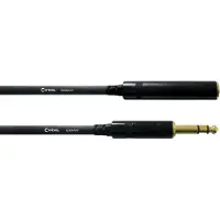 Cordial CFM 7.5 VK, 6.35mm, Hanstik, 6.35mm, Hunstik, 7,5 m, Sort