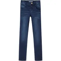 Name it Jeans - NkfPolly - Noos - Dark Blue Denim - - 7 år (122) - Jeans