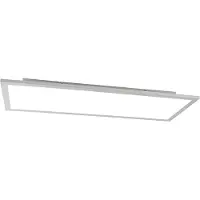 QAZQA Moderne loftslampe stål inkl. LED 80 cm - Liv