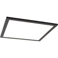 QAZQA Moderne loftslampe sort inkl. LED 40 cm - Liv