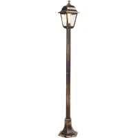 QAZQA Klassisk lanterne antik guld 122 cm IP44 - Capital