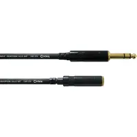 Cordial CFM 3 VY, 3.5mm, Hanstik, 6.35mm, Hunstik, 3 m, Sort