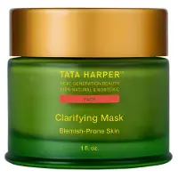 Tata Harper Clarifying Mask Salicylsyre & Mlkesyre Blemish Treatment 100 % naturligt lavet frisk i Vermont 30ml