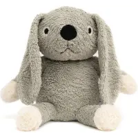 Naturezoo Bamse - 18 cm - Teddyfleece - Kanin - Grå - - OneSize - Bamse