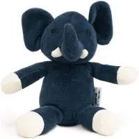 Naturezoo Bamse - 18 cm - Elefant - Mørkeblå - - OneSize - Bamse