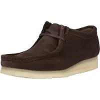 Clarks Clarkstil mænd. 26156606 Wallabee brune lædersko (40), Fast, Ruskind, Blonder, Casual
