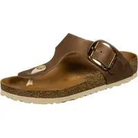 Birkenstock Klipklappere 'Gizeh' brun / guld