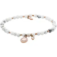 Fossil Armbånd 'VINTAGE MOTIFS' grå / hvid