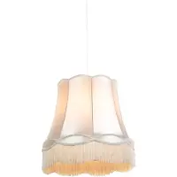 QAZQA Retro pendellampe creme 45 cm - Granny