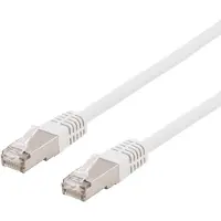 Deltaco S/FTP Cat6 patchkabel, delta-certificeret, LSZH, 10m, hvid SFTP-610VH Modsvarer: N/A