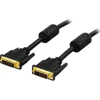 Deltaco DVI monitorkabel Dual Link, DVI-D han - han 10m