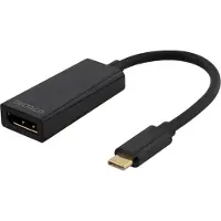 Cablexpert USBC-DP - Ekstern videoadapter - USB-C 3.1 - DisplayPort - sort
