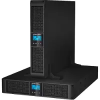 BlueWalker PowerWalker VI 1000E/RT LCD - UPS - AC 220/230/240 V - 900 Watt - 1000 VA - 9 At - RS-232, USB - output-stikforbindelser: 4 - 2U - 19 - sort