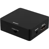 Deltaco HDMI-7038 - HDMI audio signal-udtræk - sort