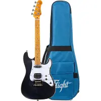 Flight Pathfinder Tenor Electric Ukulele Trans Black