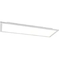 QAZQA Stål loftslampe 80 cm inkl. LED med fjernbetjening - Live