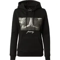 Mister tee Sweatshirt 'Pray' lysegrå / sort / hvid