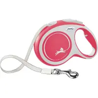 Flexi Automatic leash New Comfort L tape 8 m, red
